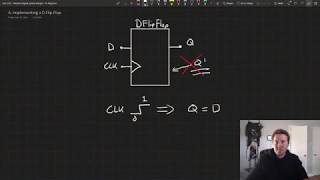 Implementing a D Flip Flop Posedge in Verilog [upl. by Benildis]