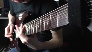 Monuments  Origin of Escape Guitar Cover with Schecter Omen 8 one take [upl. by Perle208]