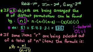 Permutations Definition and Formula [upl. by Farhi129]