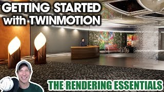 Getting Started RENDERING IN TWINMOTION EP 1  Beginners Start Here [upl. by Eillak]