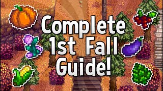 A Complete Guide for your First Fall  Stardew Valley [upl. by Batchelor]