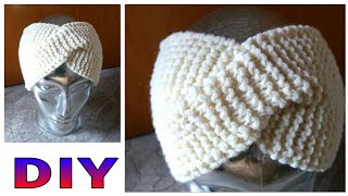 Stirnband Twist stricken • DIY  Julebuergerfee [upl. by Ojaras]