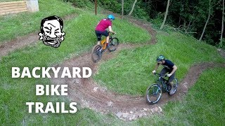 Backyard MTB Trails  Building amp Riding [upl. by Ellennoj]