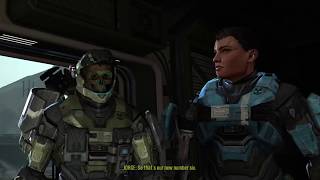 Haunted helmet In all of Halo Reach MCC cutscenes [upl. by Cunningham108]