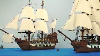 LEGO Pirate Sea Battle  LEGO Police Chase Part 3 [upl. by Moynahan]