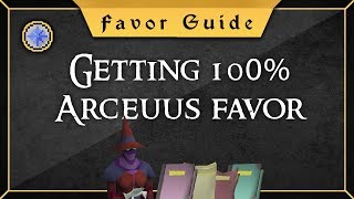 Slightly out of date Arceuus favour guide New one linked [upl. by Zerdna]