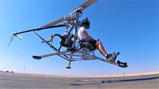 Personal Home Built Helicopter fits in my Garage [upl. by Novat]