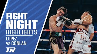 Venado Lopez STUNS Belfast amp Mick Conlan  FIGHT HIGHLIGHTS [upl. by Ennairda327]