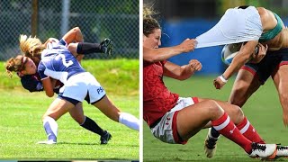 Disrespectful amp Dirty Plays in WOMENs Football [upl. by Bord]