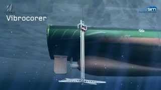 Seabed Sediment Core Extraction Animation [upl. by Eedissac]