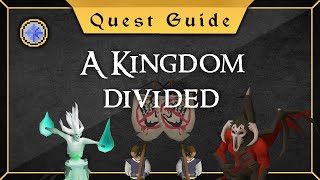 Med lvl A kingdom divided quest guide [upl. by Akcinat]