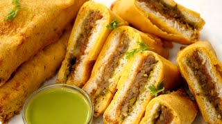 ब्रेड पकोड़ा बनाने की विधि  Bread Pakoda Recipe  CookingShooking [upl. by Soirtimid]