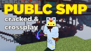 Public Minecraft SMP for Java Cracked amp Bedrock [upl. by Suolhcin]