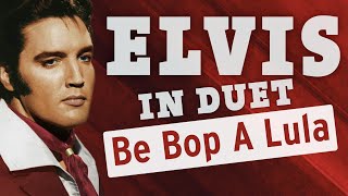 Elvis Presley in duet • Be Bop A Lula • 1956 HD [upl. by Aiduan617]