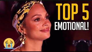 Top 5 Most EMOTIONAL Auditions on Britains Got Talent 2020 [upl. by Thesda861]