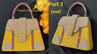 Goyard Saigon bag crochet part 3end [upl. by Jammin]