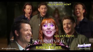 Supernatural Season 15 Gag Reel Bloopers [upl. by Rosemari]