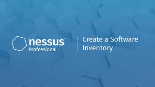 Create Software Inventory with Nessus Professional [upl. by Schnur]