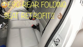 How To Retrofit Rear Folding Seats On A BMW E90 [upl. by Amaerd632]