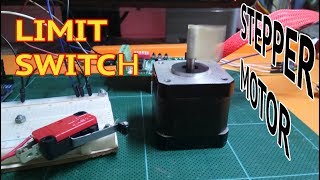 Stepper motor with Limit switch Arduino basic usage [upl. by Calie]