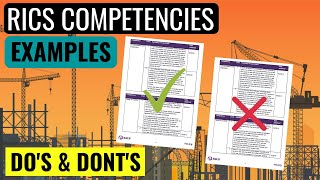 RICS APC COMPETENCIES GUIDE WITH EXAMPLES ON HOW TO COMPLETE THE SUMMARY OF EXPERIENCE SUBMISSION [upl. by Tnilk]