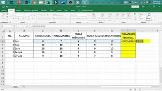 SACAR PROMEDIO EN EXCEL PARA PRINCIPIANTES  MUY RÁPIDO [upl. by Edyaw4]