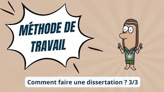 Comment faire une dissertation 33  la conclusion [upl. by Heddy]