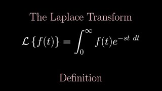 The Definition of the Laplace Transform and Three Basic Examples [upl. by Attwood226]