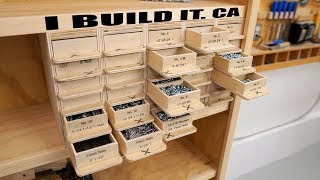 Making This Screw Organizer  30 Drawers 120 Compartments [upl. by Chaille]