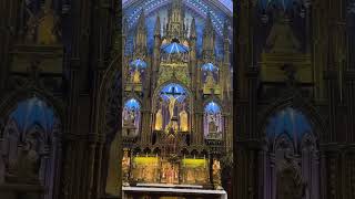 The NotreDame Basilica Montreal 🇨🇦 [upl. by Akisej518]