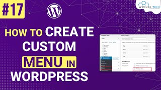 WordPress Menu कैसे बनाये Creating a Custom Menu in WordPress [upl. by Arbrab68]