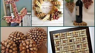 Best DIY Wine Cork Ideas  Recycled Home Decor [upl. by Placia]