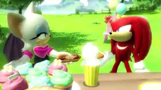 knuckles and rouge  interactions in Sonic Games [upl. by Leahcar761]