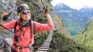 Der schönste Klettersteig Deutschlands Grünstein zwischen Königssee und Watzmann [upl. by Bourne334]