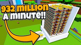 BEST MUSHROOM FARM  Block Tycoon ROBLOX [upl. by Lati367]