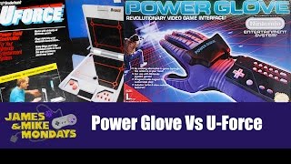 Power Glove vs UForce NES James amp Mike Mondays [upl. by Barthelemy567]