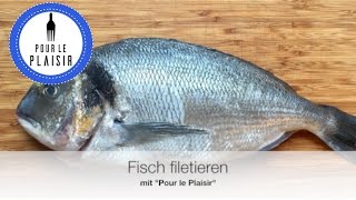 Fisch richtig filetieren  Dorade filetieren  Thomas kocht [upl. by Lamprey]