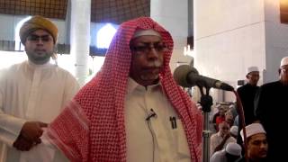 MasjidAlHaram Muadhin Shiekh Ali Ahmed Mulla Performs Adhan in Malaysia [upl. by Adlesirg]