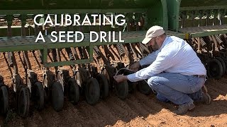 Seed Drill Calibration [upl. by Kcitrap414]