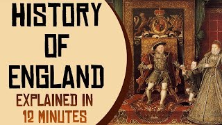 History of England Explained in 12 Minutes [upl. by Angadresma]