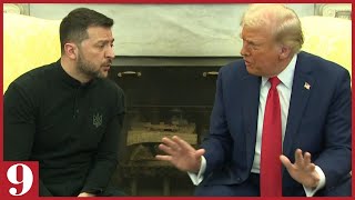 Trump And Zelensky Engage In A Heated White House Confrontation [upl. by Reppep54]