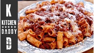 Italian Sausage Rigatoni  Kitchen Daddy [upl. by Anaibib]