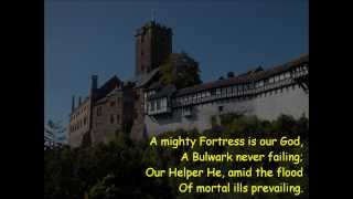 A Mighty Fortress Is Our God with lyrics  Martin Luther\\ [upl. by Glinys]