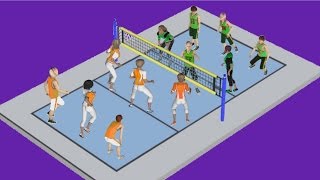 Capsule vidéo EPS Volleyball Règlement simplifié et vocabulaire [upl. by Bannerman]