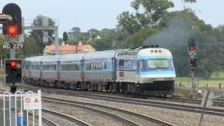 NSW Countrylink XPT at Maitland station  NSW Passenger Trains by PoathTV [upl. by Niamreg]