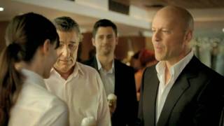 Veltins Werbung mit Bruce Willis Veltins commercial  Bruce Willis Rudi Assauer Beer Pils in HD [upl. by Oirazan96]