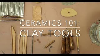 Ceramics 101 Clay Tools [upl. by Pontius]