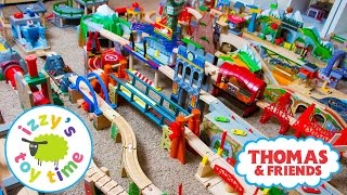 Thomas and Friends  Thomas Train HUGE INVENTORY with KidKraft Brio Imaginarium  Toy Trains 4 Kids [upl. by Semele]