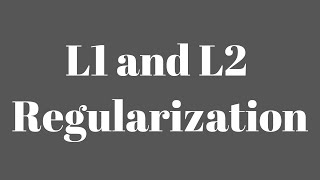 L1 and L2 Regularization  Lasso and Ridge Regression  Machine Learning [upl. by Ahsasal]