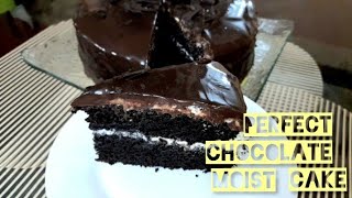 PERFECT CHOCOLATE MOIST CAKE by Chef RV recipe createwithcream nestlecream [upl. by Edgard]